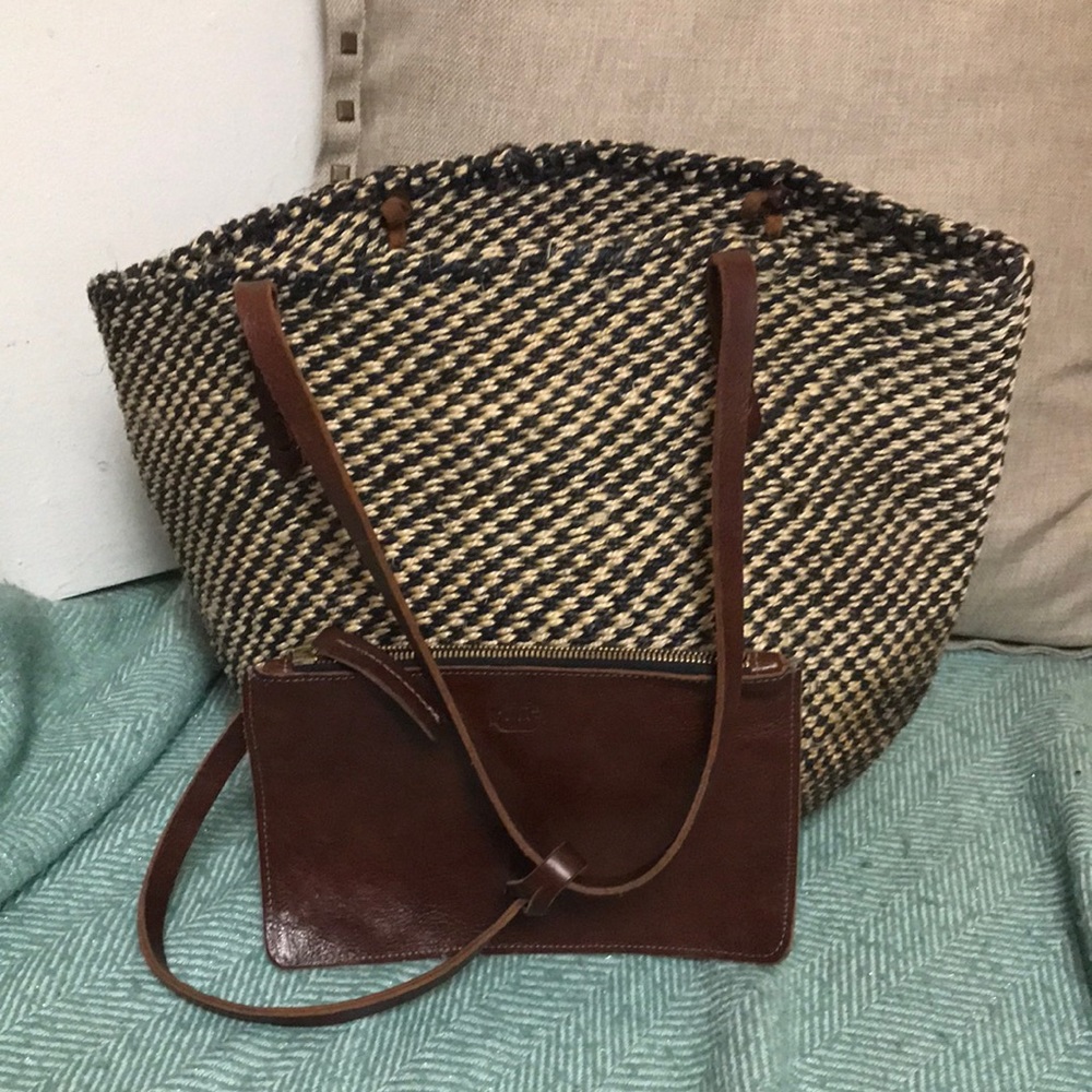 Clare V  Woman’s Woven Straw Market Tote Bag